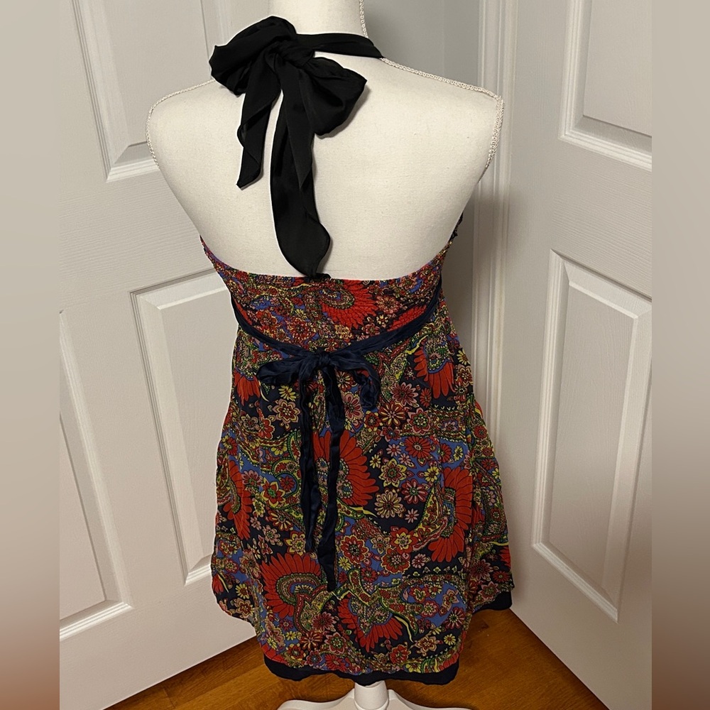 2000’s Betsy Johnson silk halter dress - Picture 2 of 3